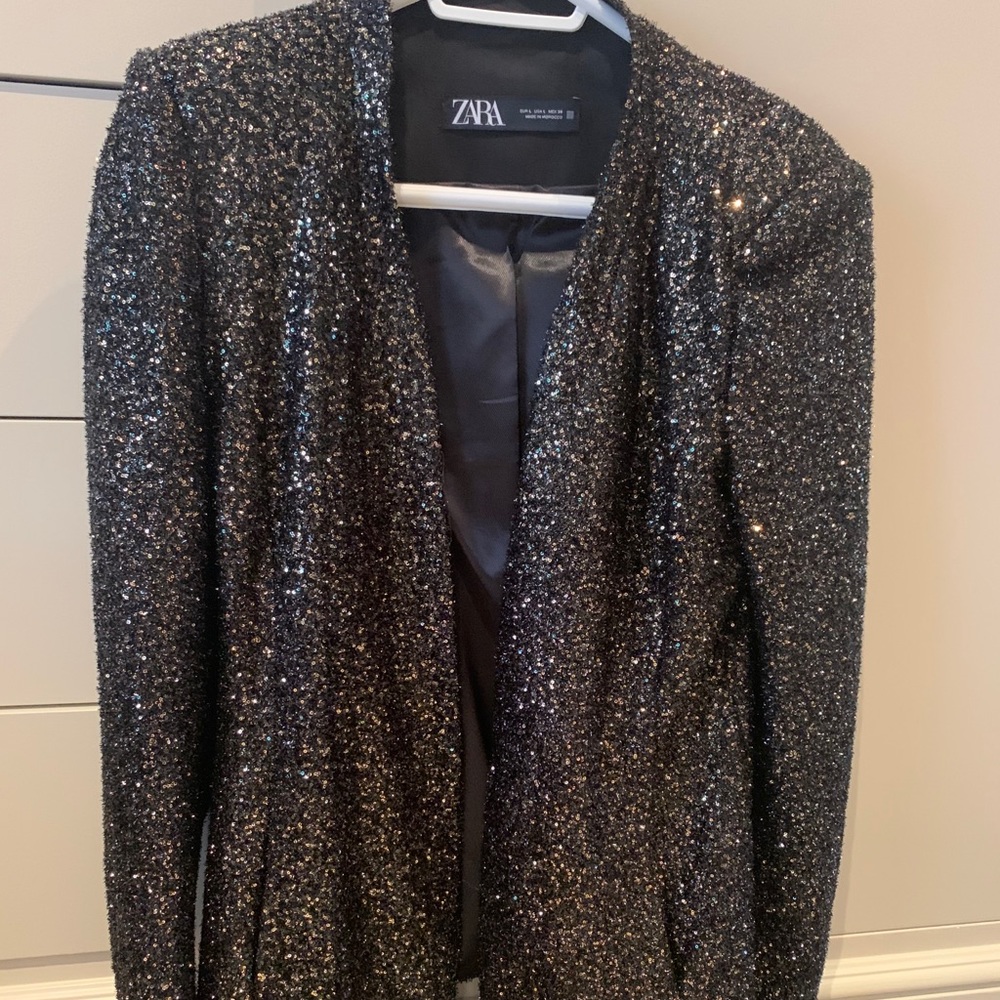 Zara sparkly blazer